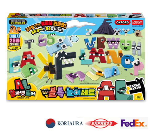 Alphabet lore block brick play - lore,